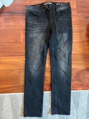 Vigoss Men's Black Faded Skinny Jeans